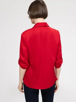 Blouse à manches 3/4 avec boutons