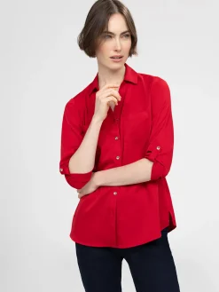 Blouse à manches 3/4 avec boutons