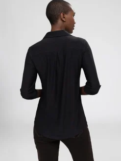 Blouse à manches 3/4 avec boutons