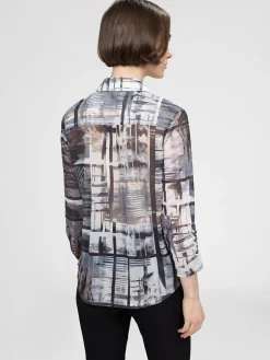 Blouse à manches 3/4 avec boutons