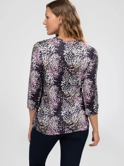 Blouse à manches 3/4 avec boutons