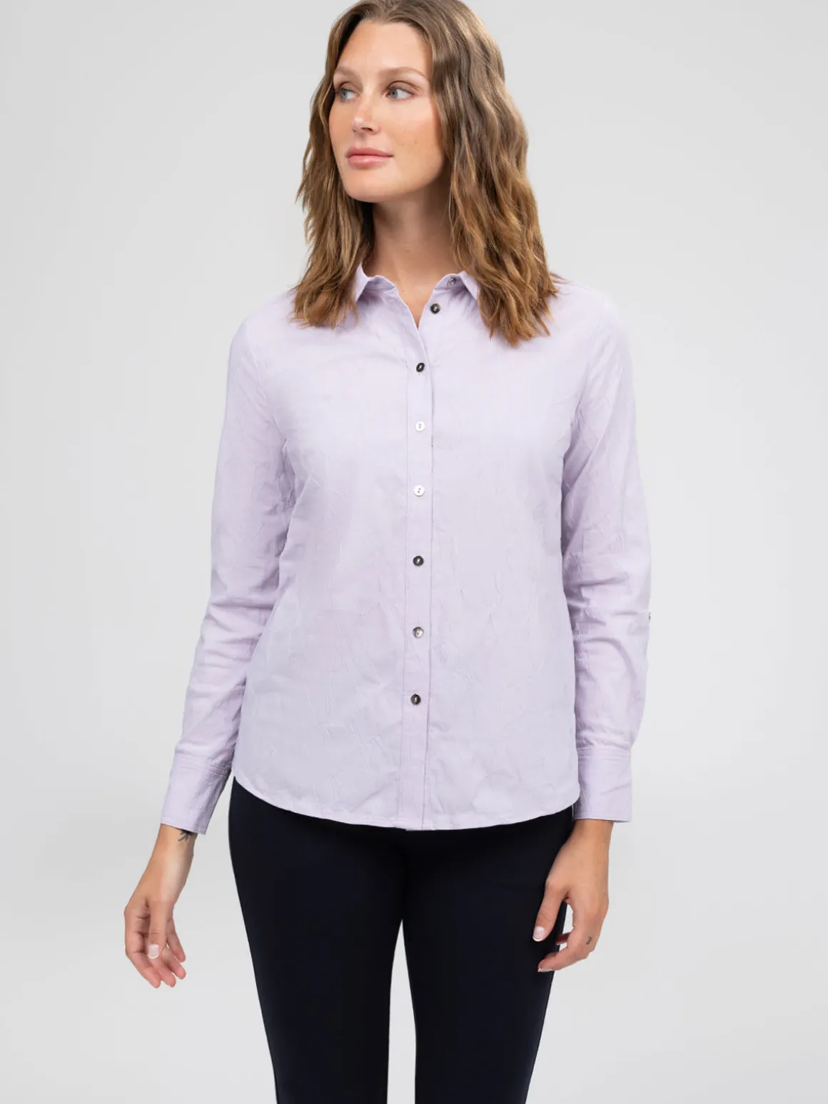 Blouse à manches longues avec boutons