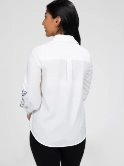 Blouse à manches longues avec boutons