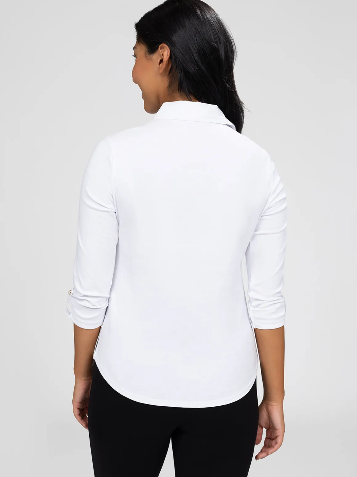 Blouse à manches longues avec boutons