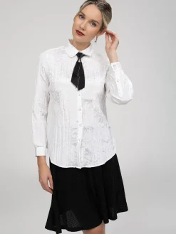 Blouse à manches longues avec boutons