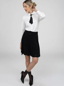 Blouse à manches longues avec boutons