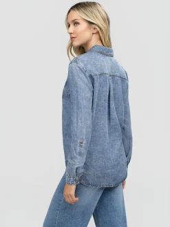 Blouse à manches longues avec boutons
