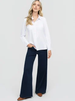 Blouse à manches longues avec boutons