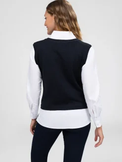 Blouse à manches longues avec boutons