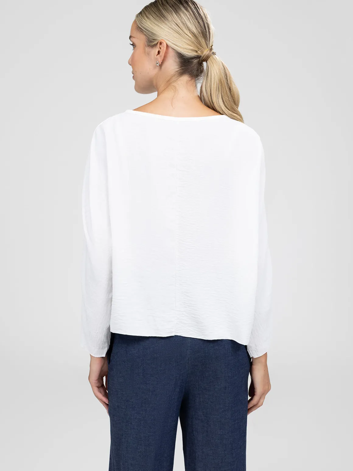 Blouse ample à manches longues