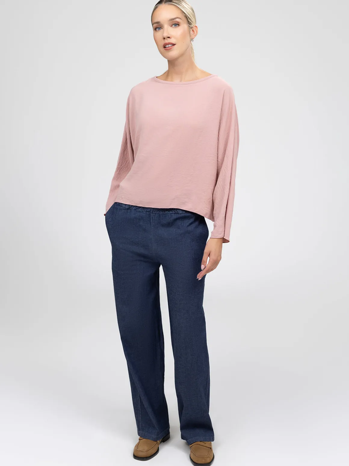 Blouse ample à manches longues