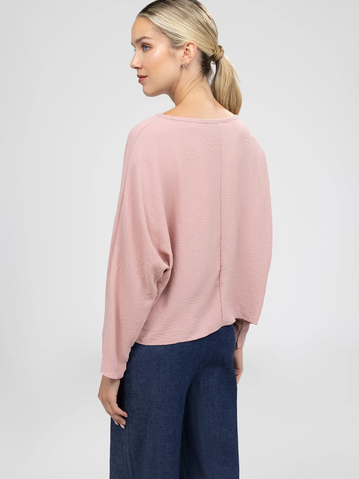 Blouse ample à manches longues