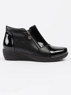 Bottes à talons compensés