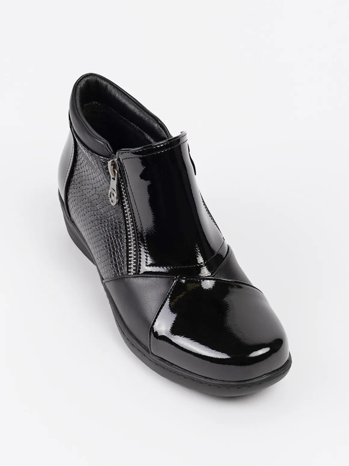 Bottes à talons compensés
