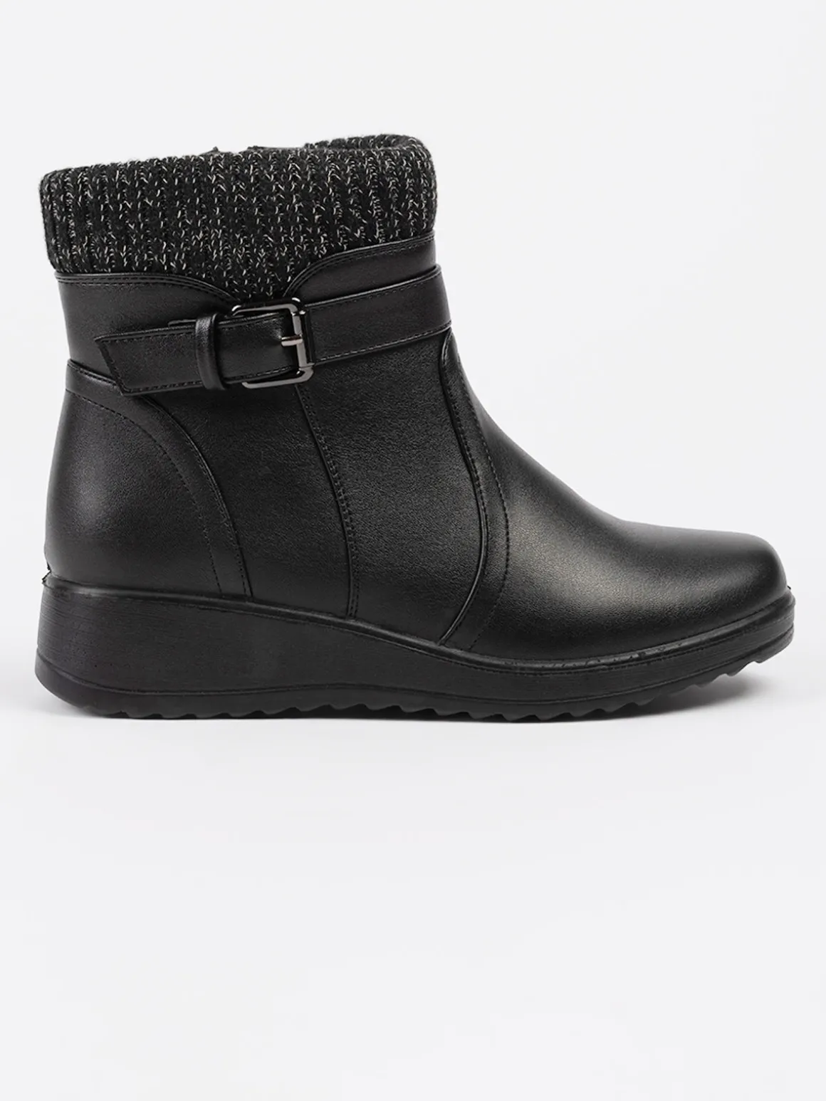 Bottes d'hiver à talons compensés