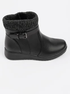 Bottes d'hiver à talons compensés