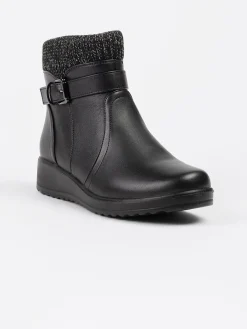 Bottes d'hiver à talons compensés