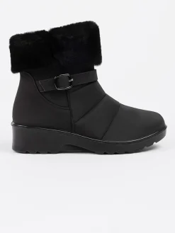 Bottes d'hiver à talons compensés