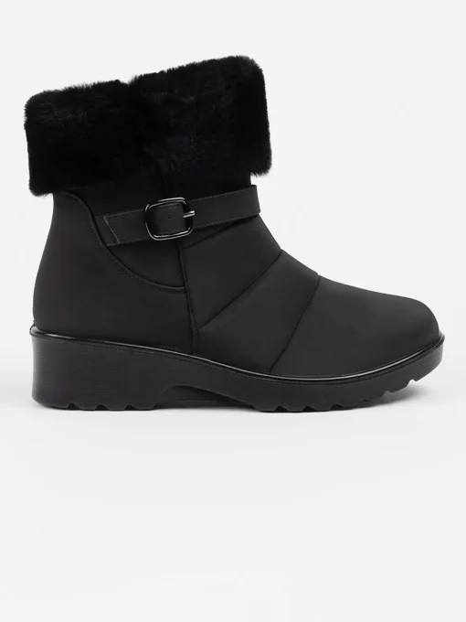 Bottes d'hiver à talons compensés