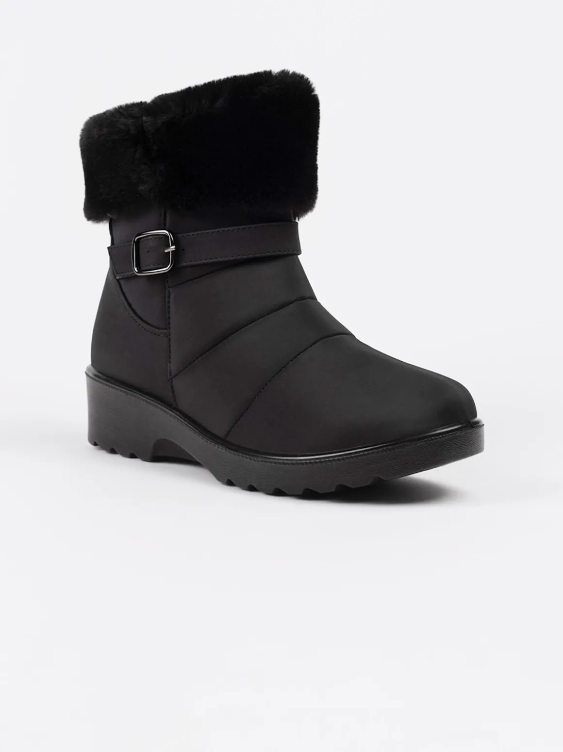 Bottes d'hiver à talons compensés