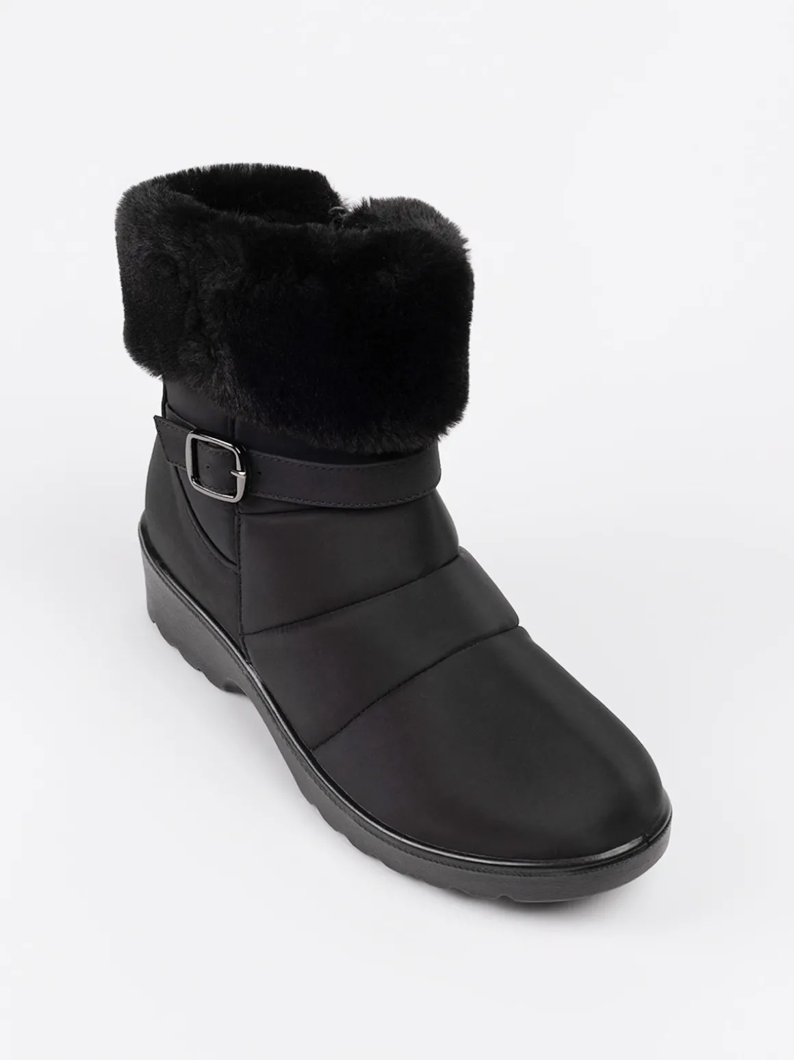 Bottes d'hiver à talons compensés