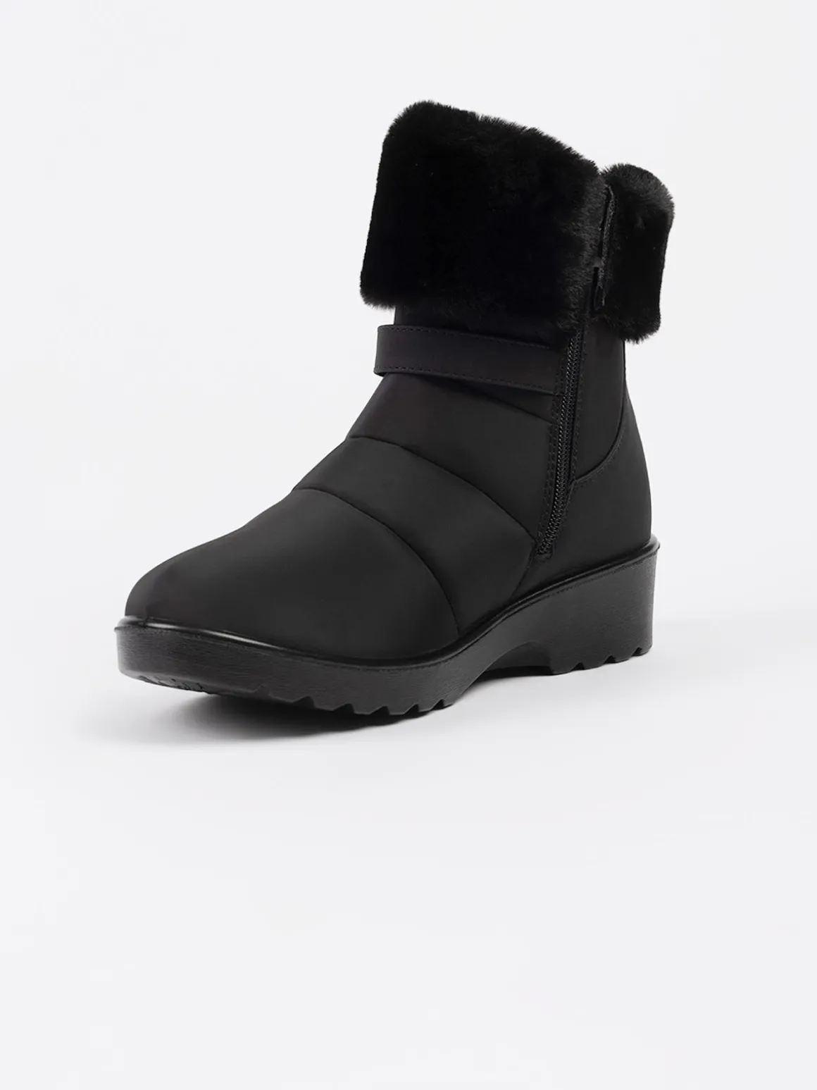 Bottes d'hiver à talons compensés