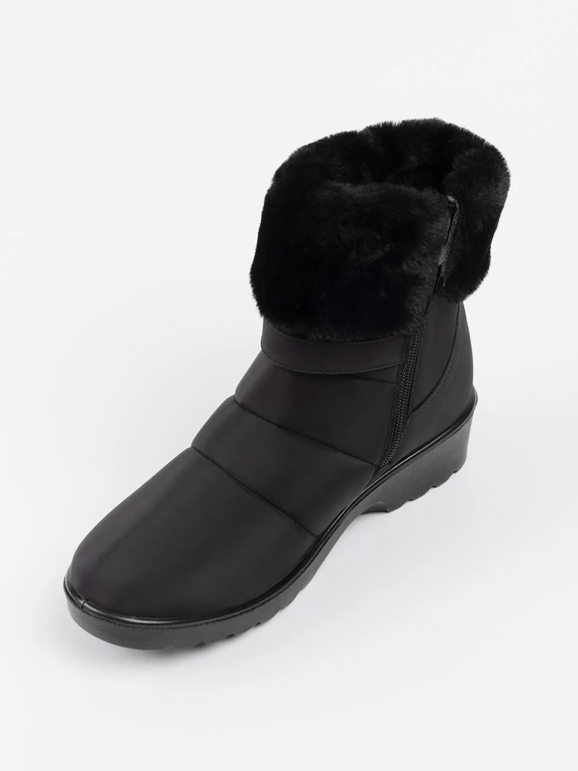 Bottes d'hiver à talons compensés