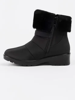 Bottes d'hiver à talons compensés