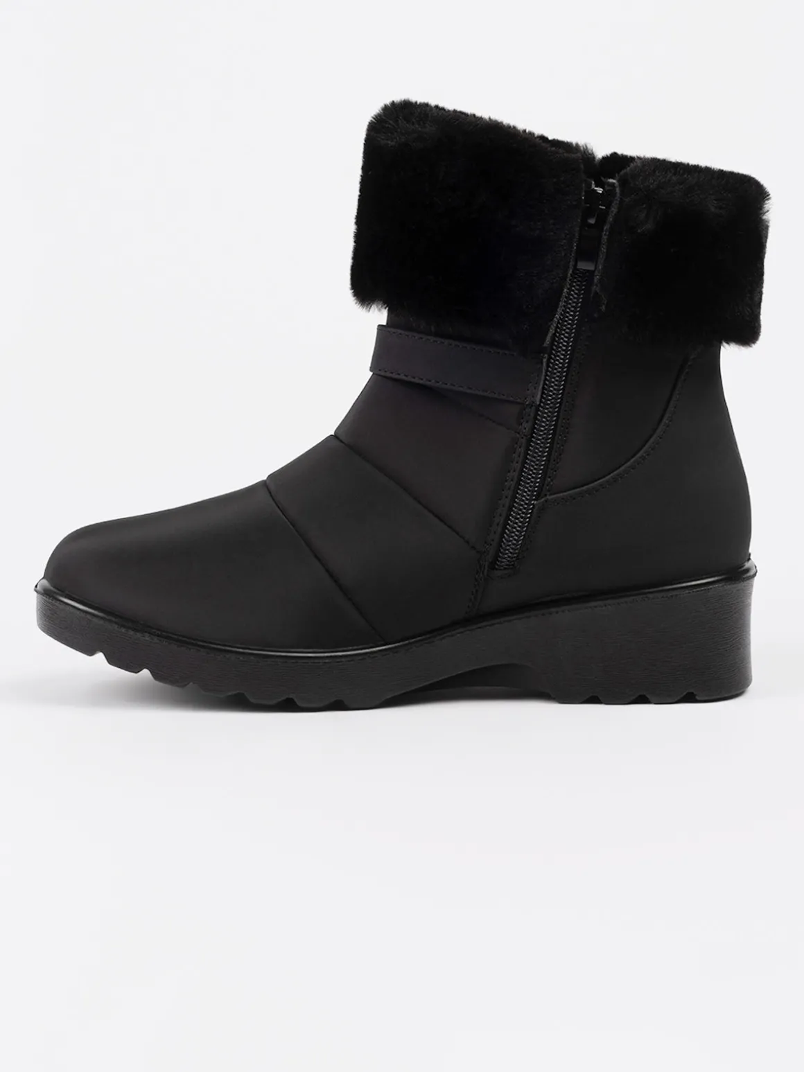 Bottes d'hiver à talons compensés