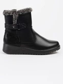 Bottes d'hiver à talons compensés