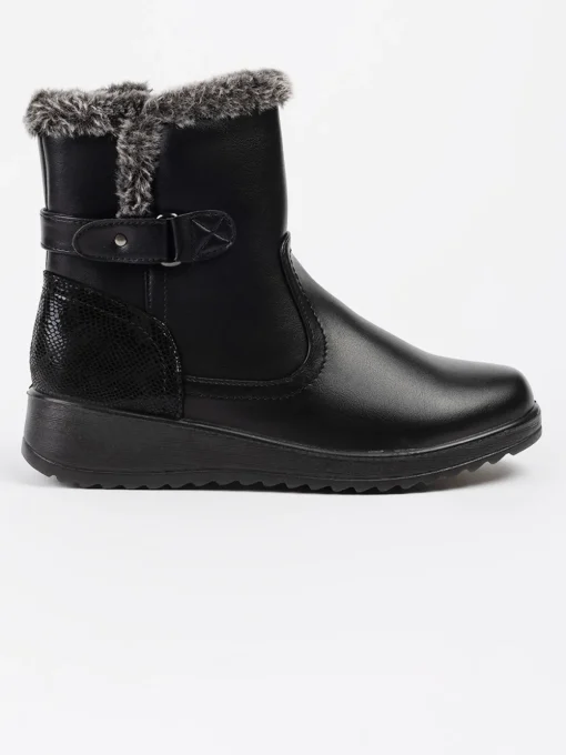 Bottes d'hiver à talons compensés