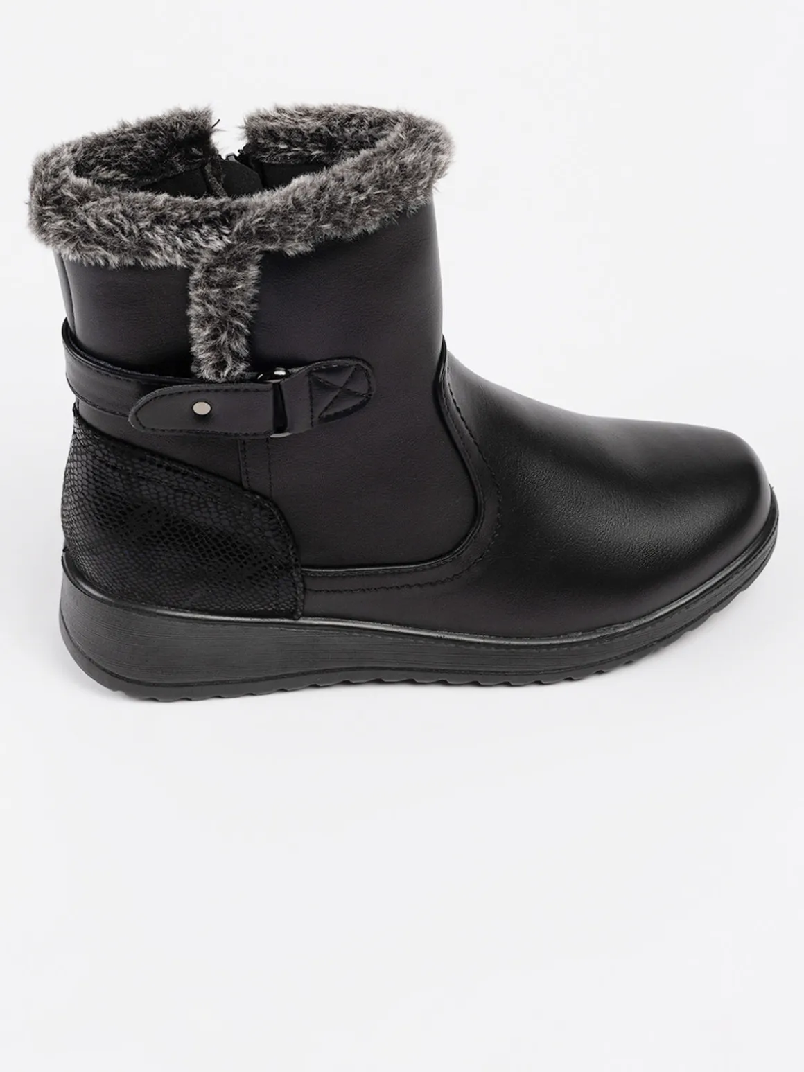 Bottes d'hiver à talons compensés