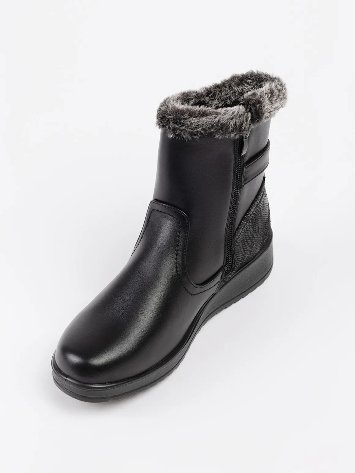 Bottes d'hiver à talons compensés