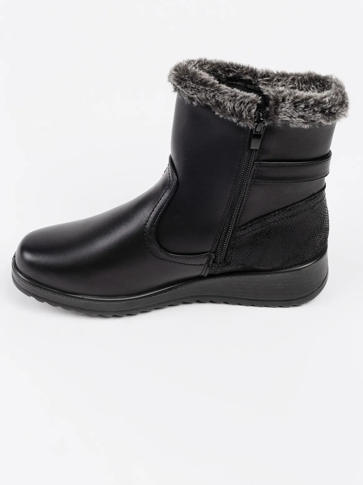 Bottes d'hiver à talons compensés
