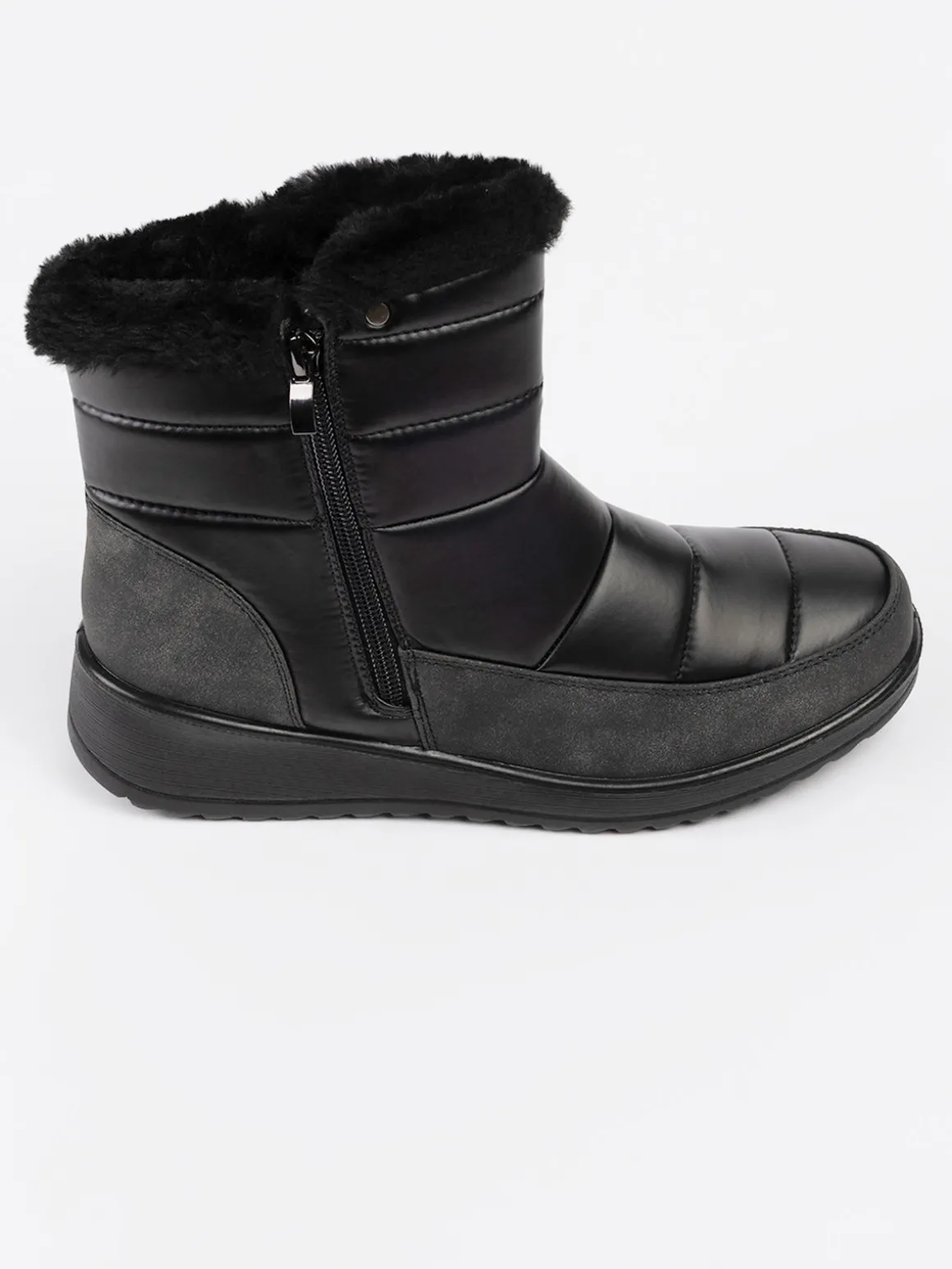 Bottes d'hiver à talons compensés