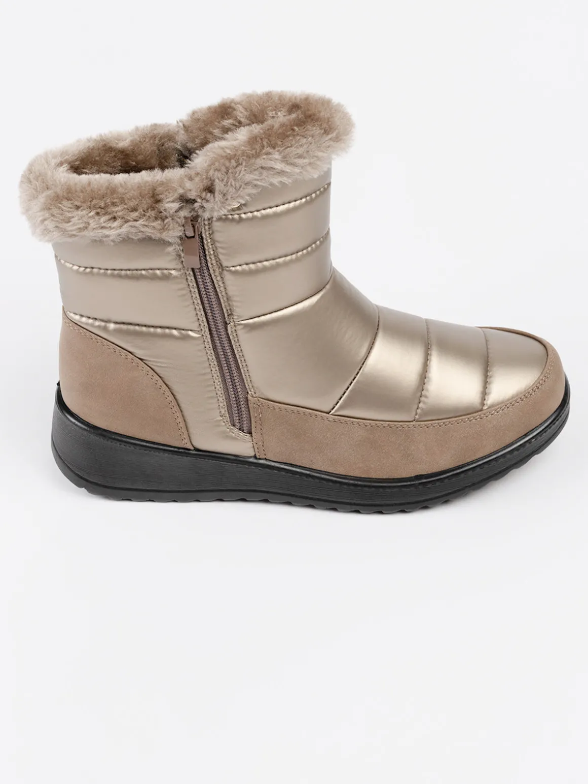 Bottes d'hiver à talons compensés