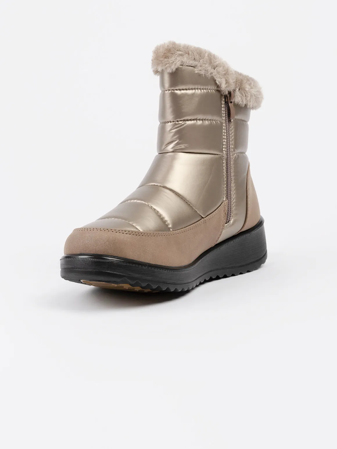 Bottes d'hiver à talons compensés