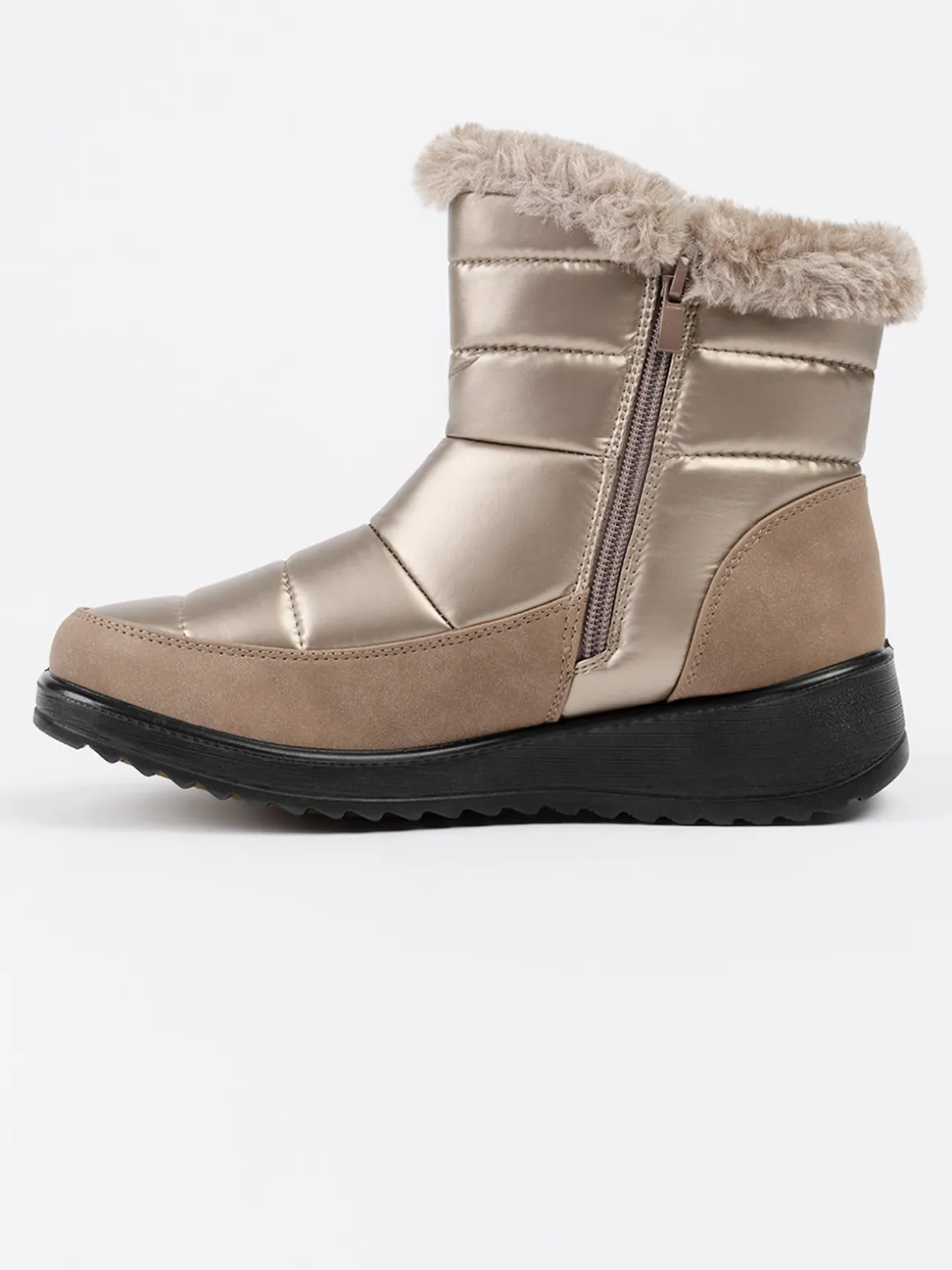 Bottes d'hiver à talons compensés
