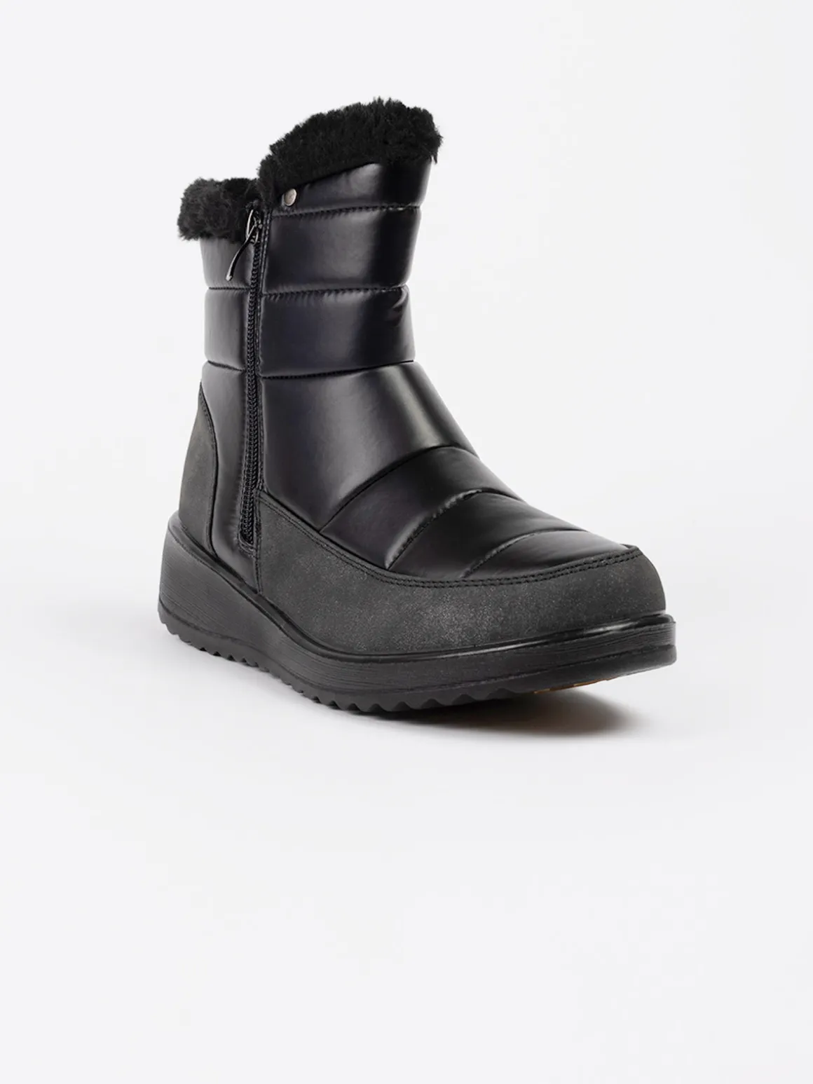 Bottes d'hiver à talons compensés