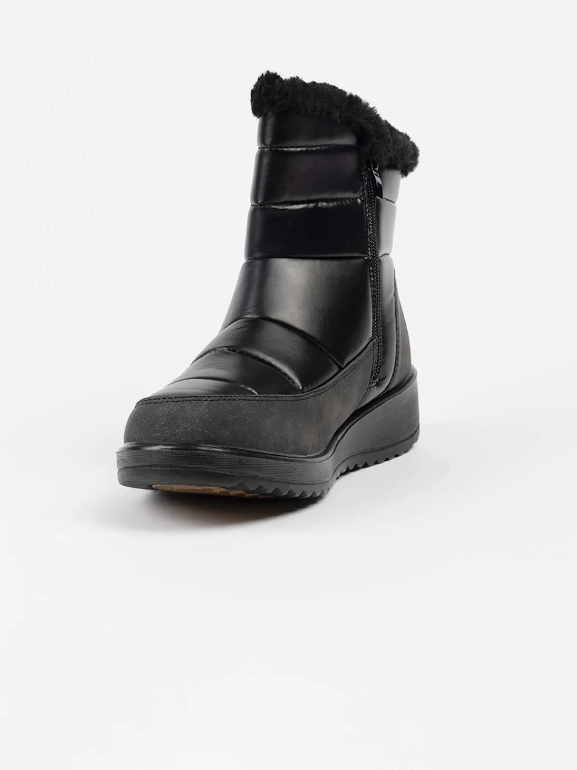Bottes d'hiver à talons compensés