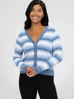 Cardigan en tricot ample à manches longues