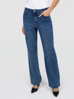 Jean large semi-ajusté