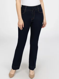 Jean large semi-ajusté