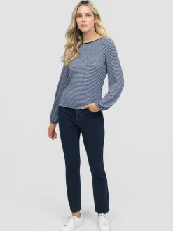 Jean étroit étroit semi-ajusté