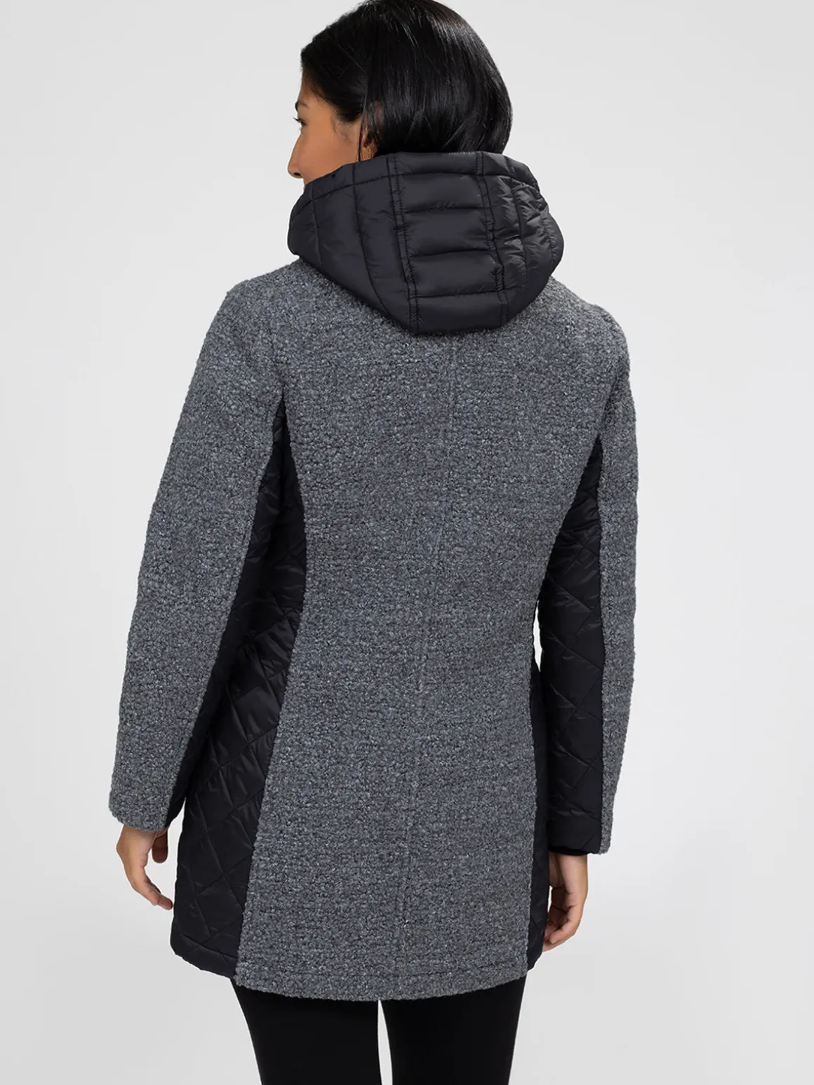 Manteau coquille mi-cuisse