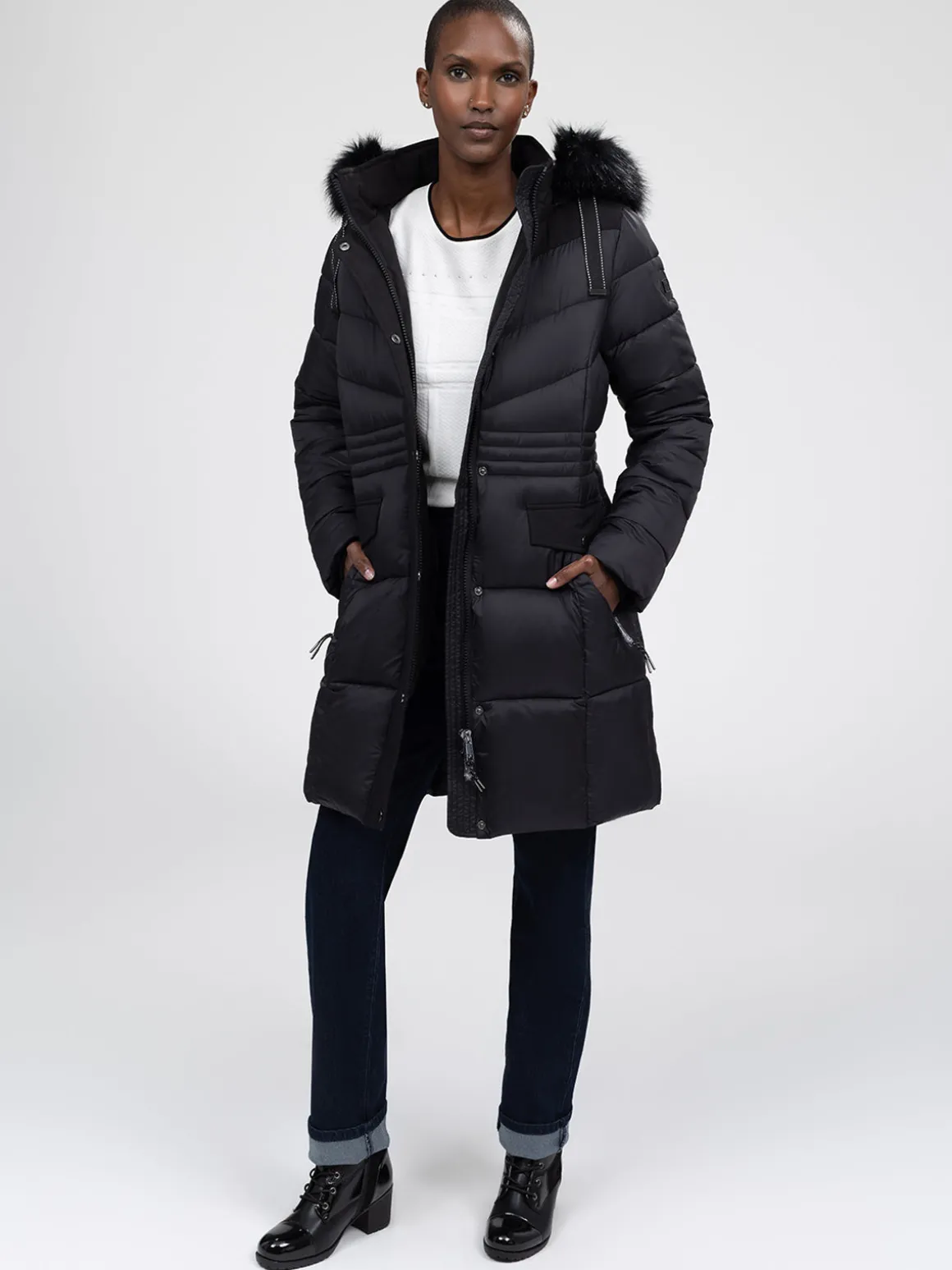 Manteau mi-cuisse