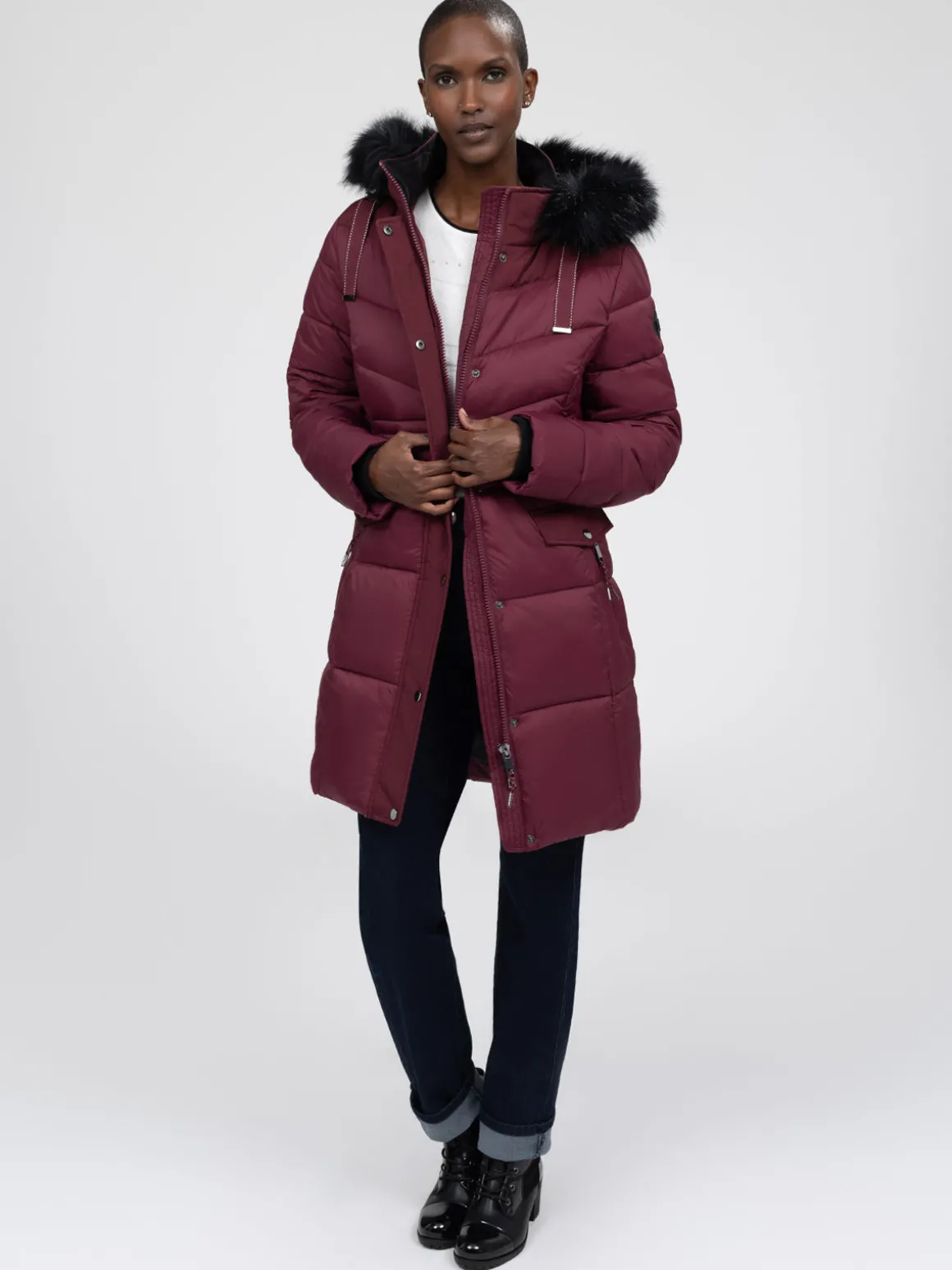 Manteau mi-cuisse