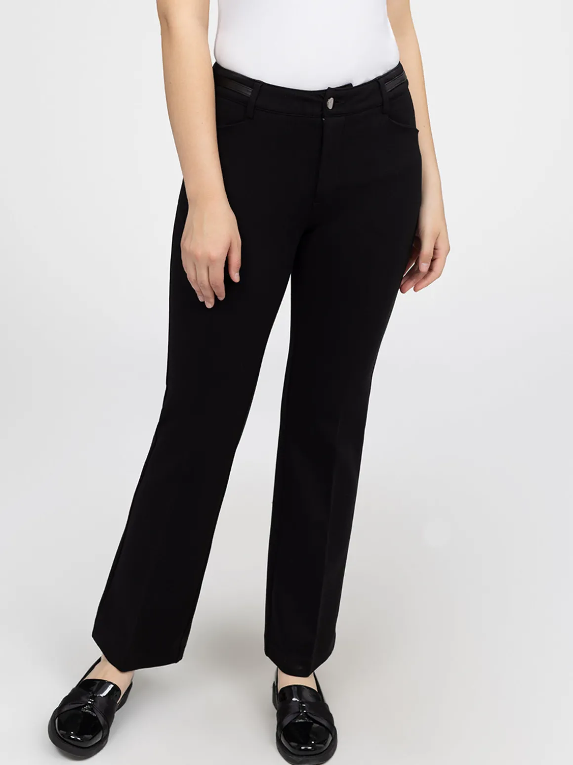 Pantalon décontracté évasé