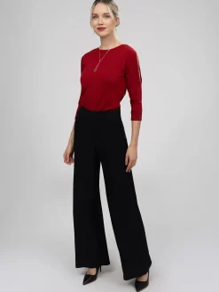 Pantalon droit à enfiler