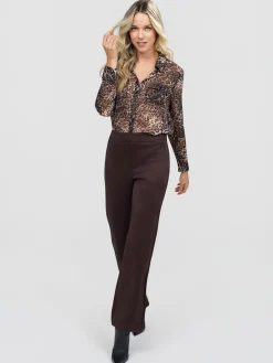 Pantalon droit à enfiler